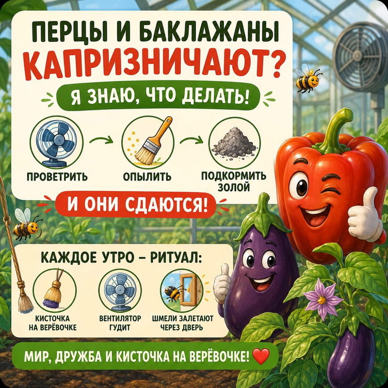 Перцы-недомерки и баклажаны-зазнайки: моя борьба за урожай в теплице