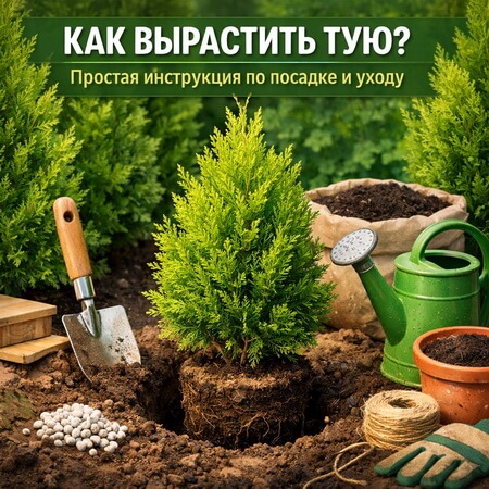 Как вырастить тую? Простая инструкция по посадке и уходу