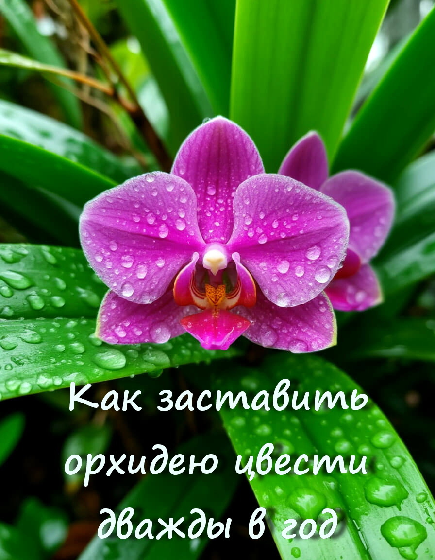 Как заставить орхидею цвести дважды в год