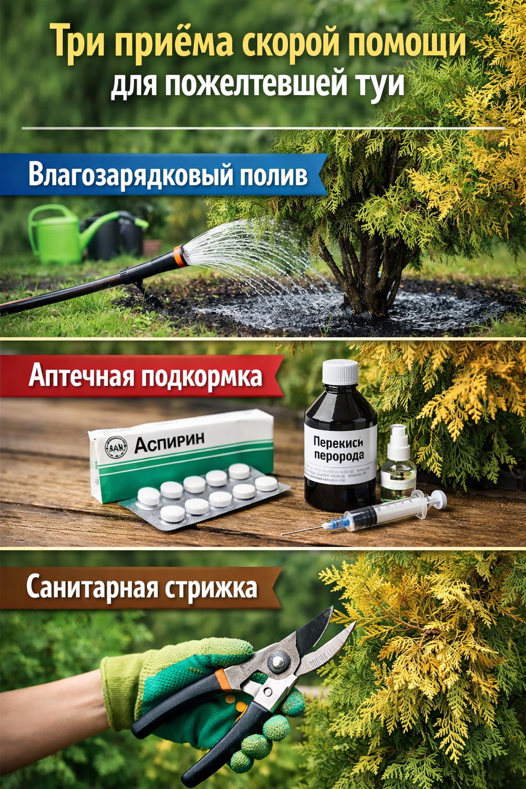 Если видите желтизну, действуйте по порядку