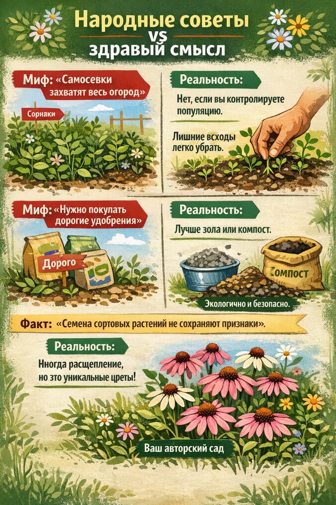 Народные советы vs здравый смысл