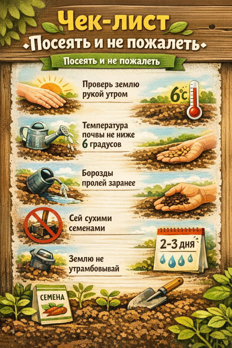 Как определить лучшую дату посева без календарей