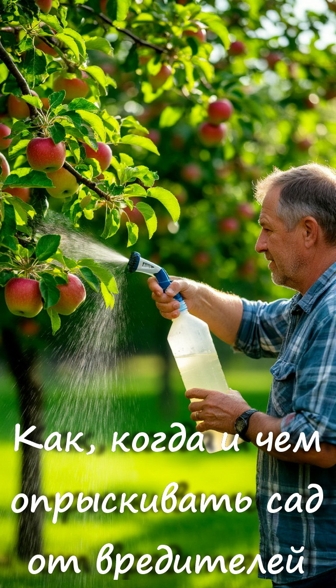 Обработка сада весной — безопасно и эффективно