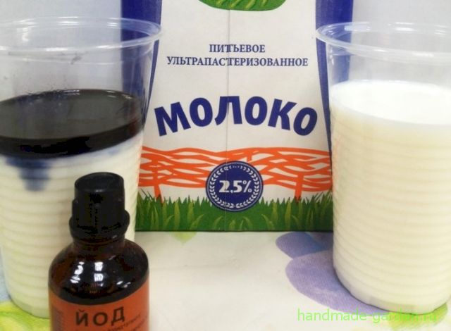 Йод и молоко