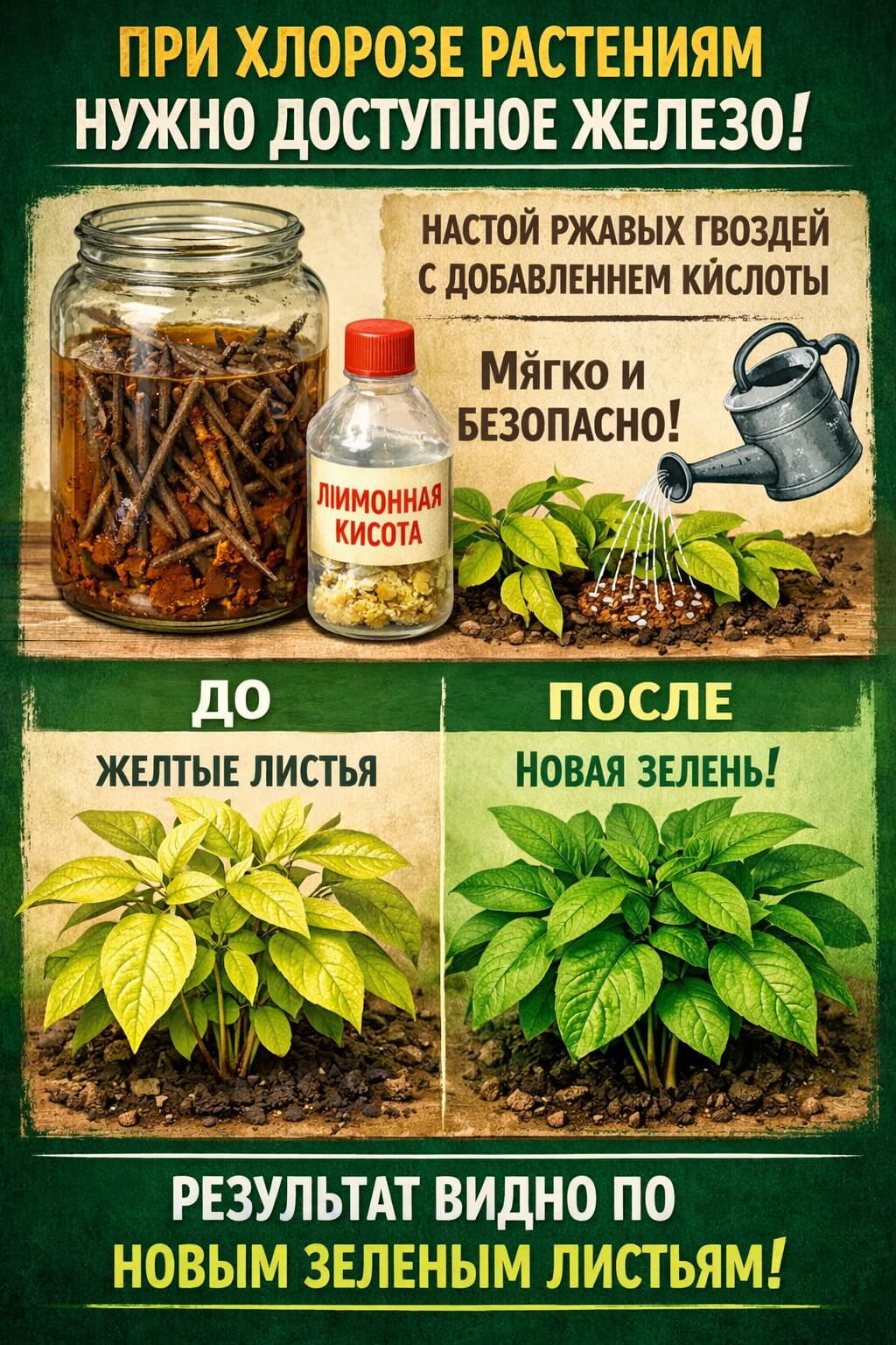 Budget gardening: удобрения из ржавых гвоздей для здоровья вашего сада