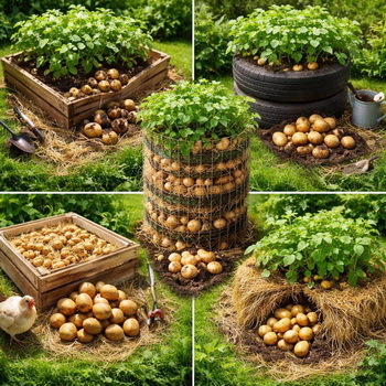 Как сажать картофель, чтобы собирать мешками
