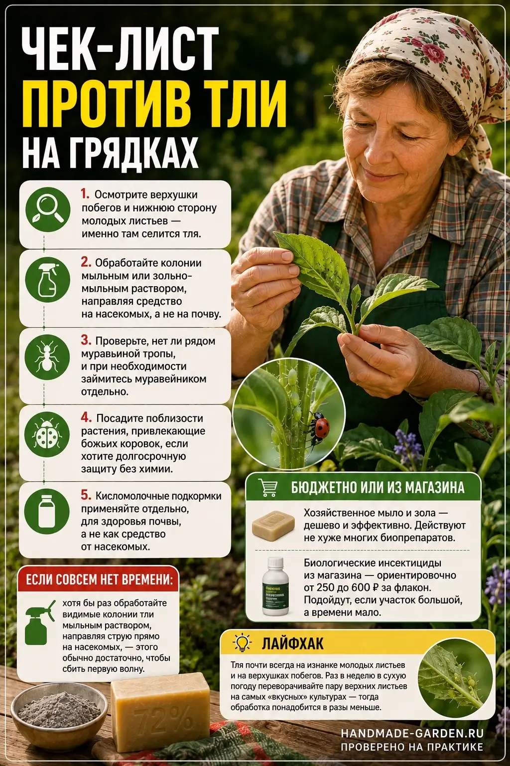 Как отвадить муравьёв именно от тли