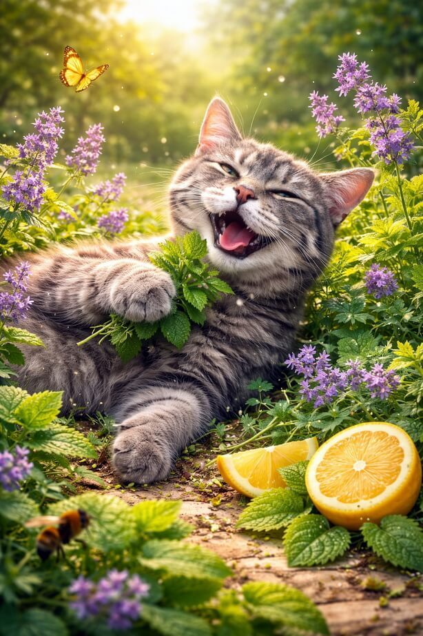 котовник сводит кошек с ума