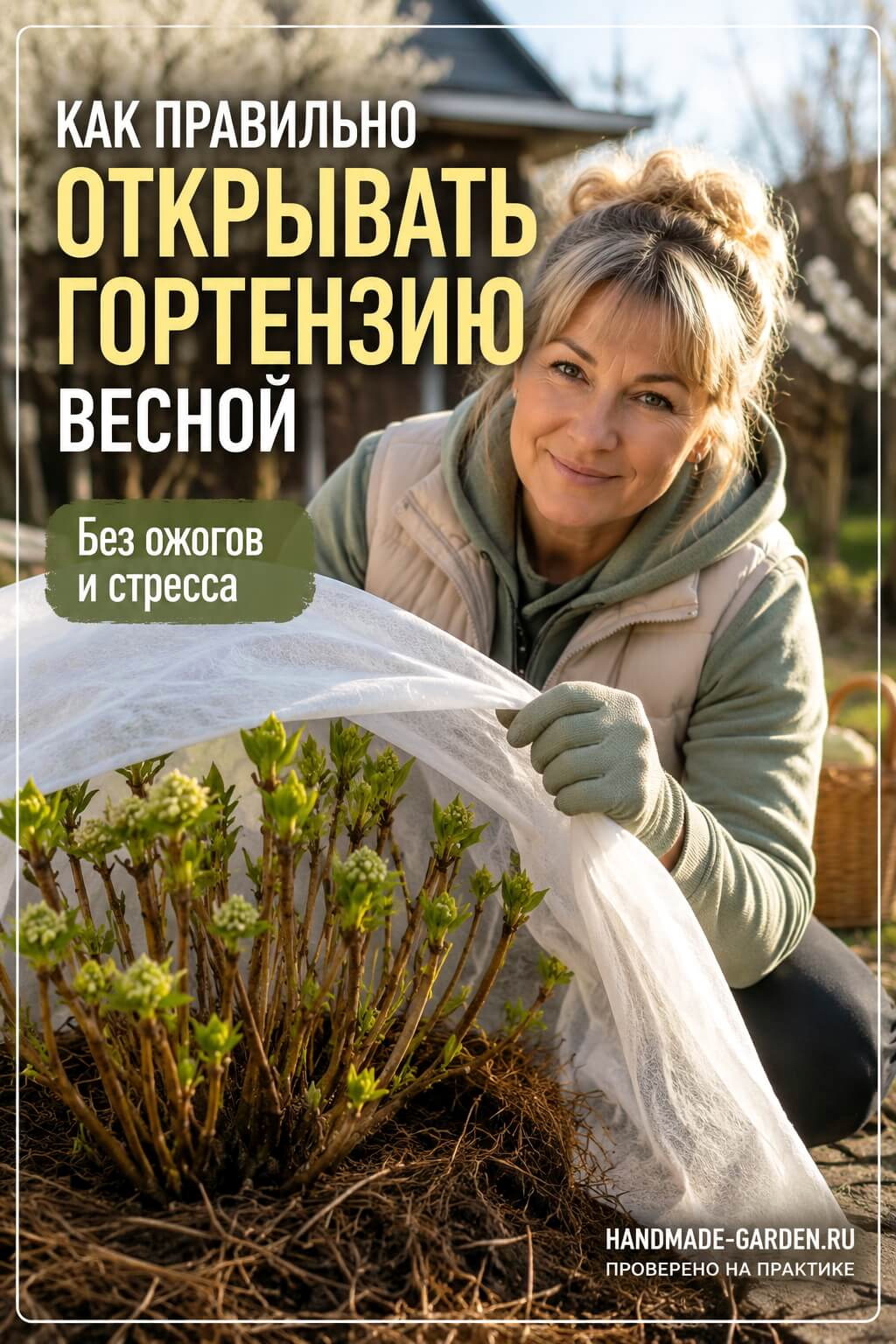 Как правильно открывать гортензию весной
