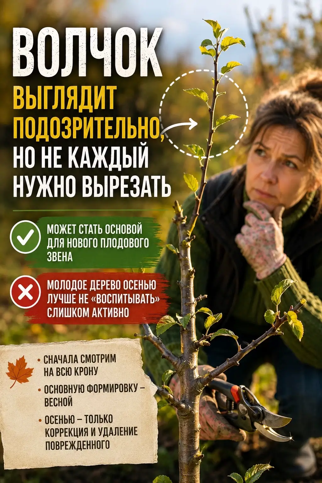 Не каждый волчлк дерева обрезают
