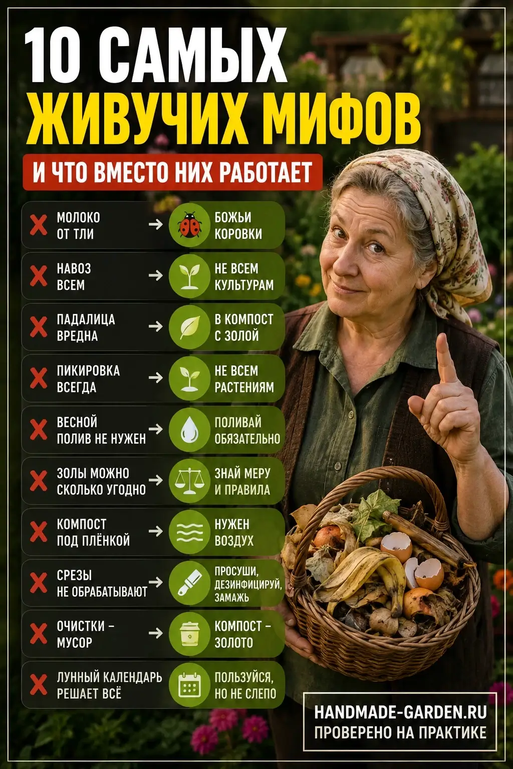 10 живучих дачных мифов