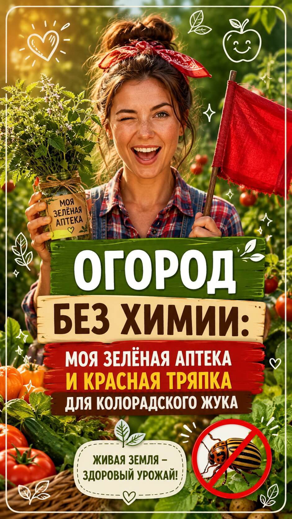 Огород без химии: моя зелёная аптека