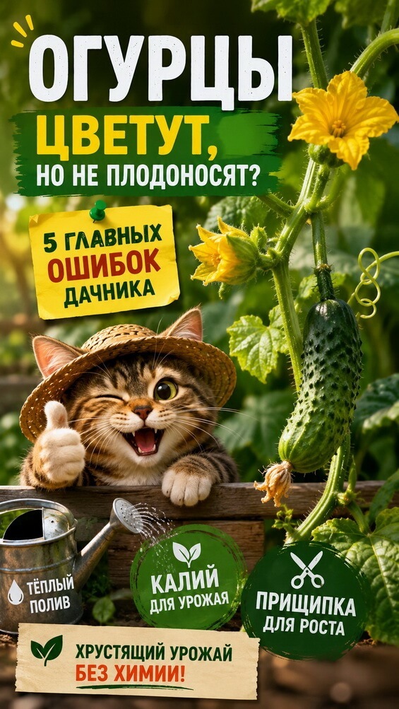 Огурцы не растут