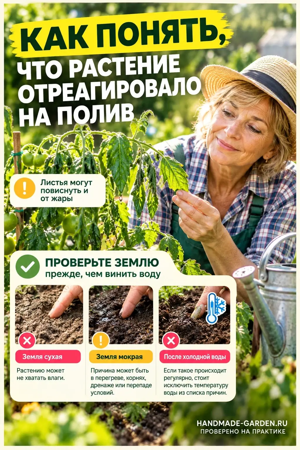В жару поливайте утром или вечером