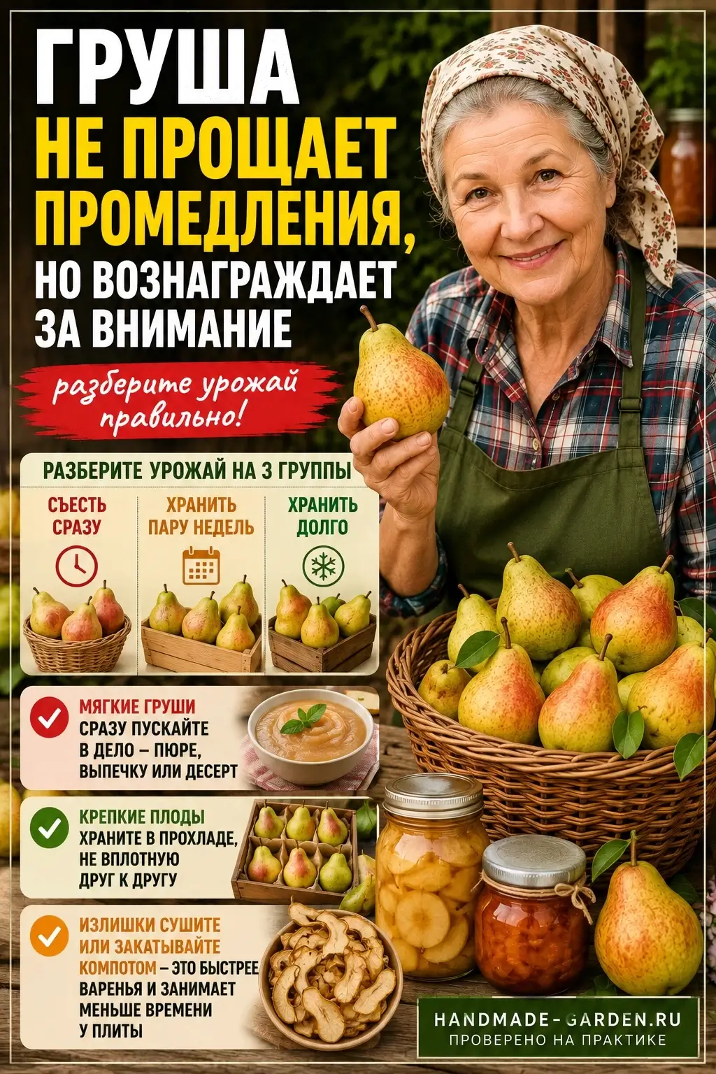 Заготовки груш