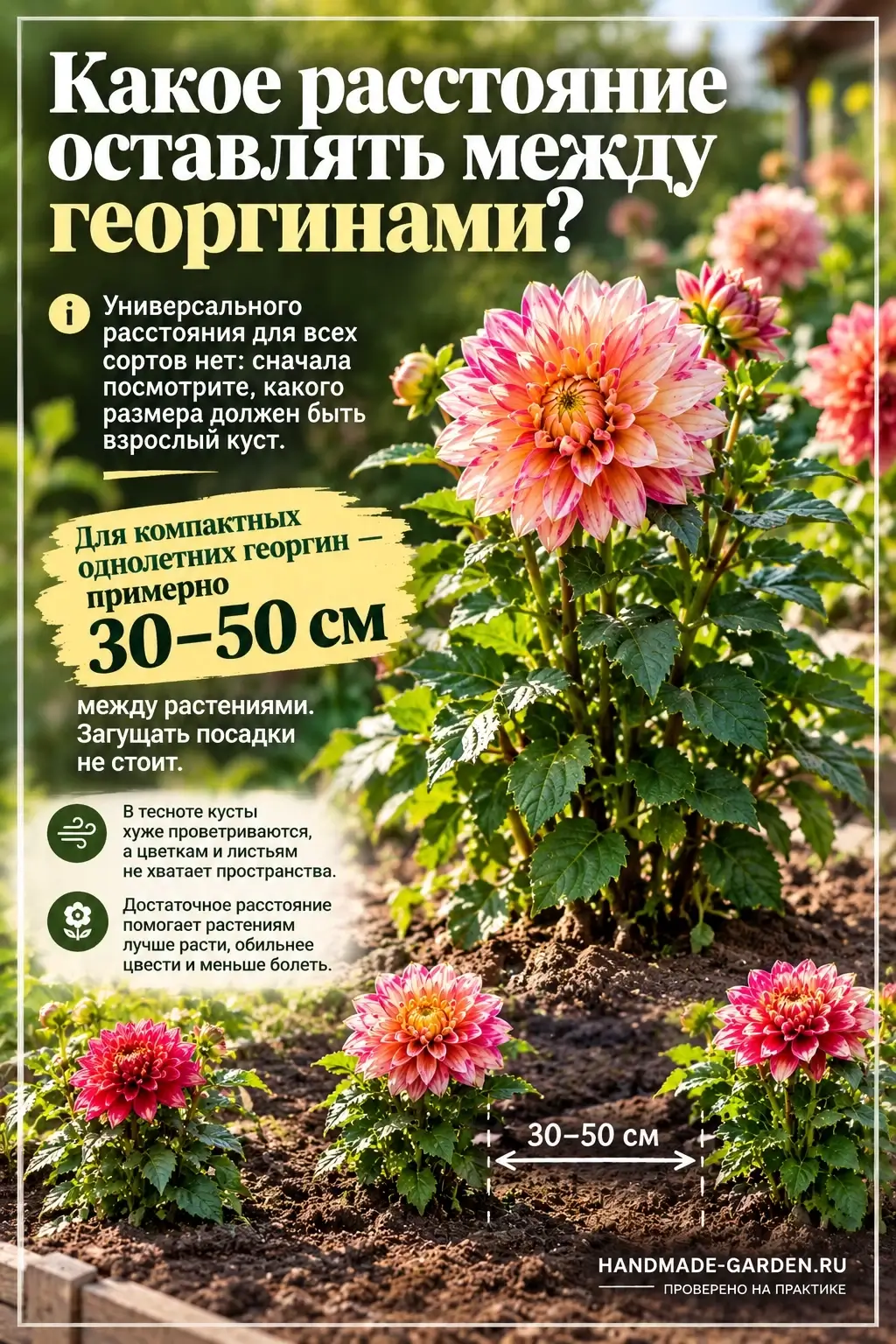 Загущать посадки не стоит