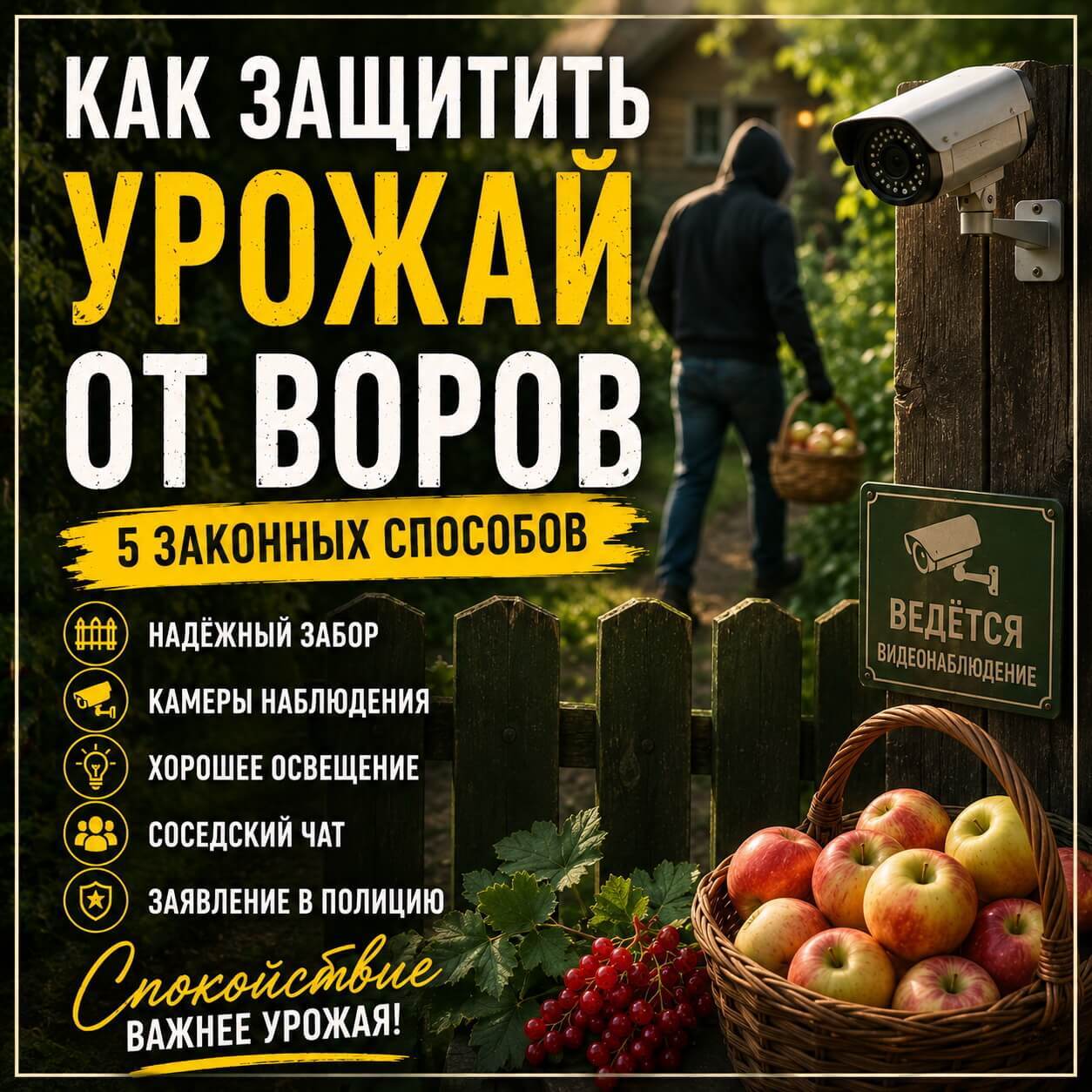Пять законных способов защитить участок