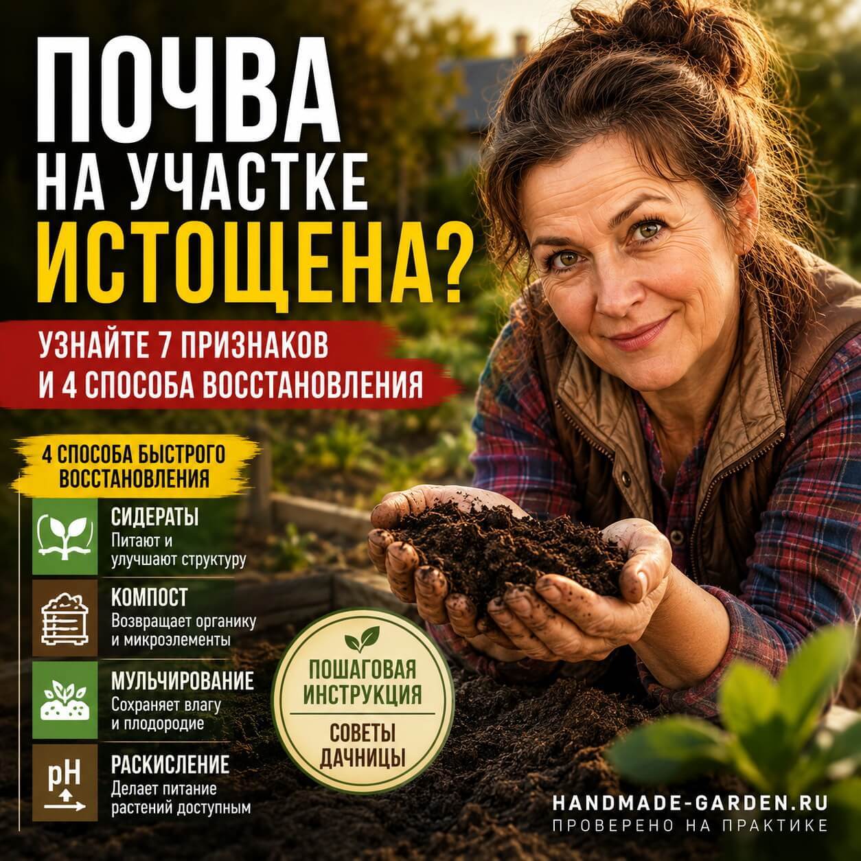 Как понять, что почва истощена