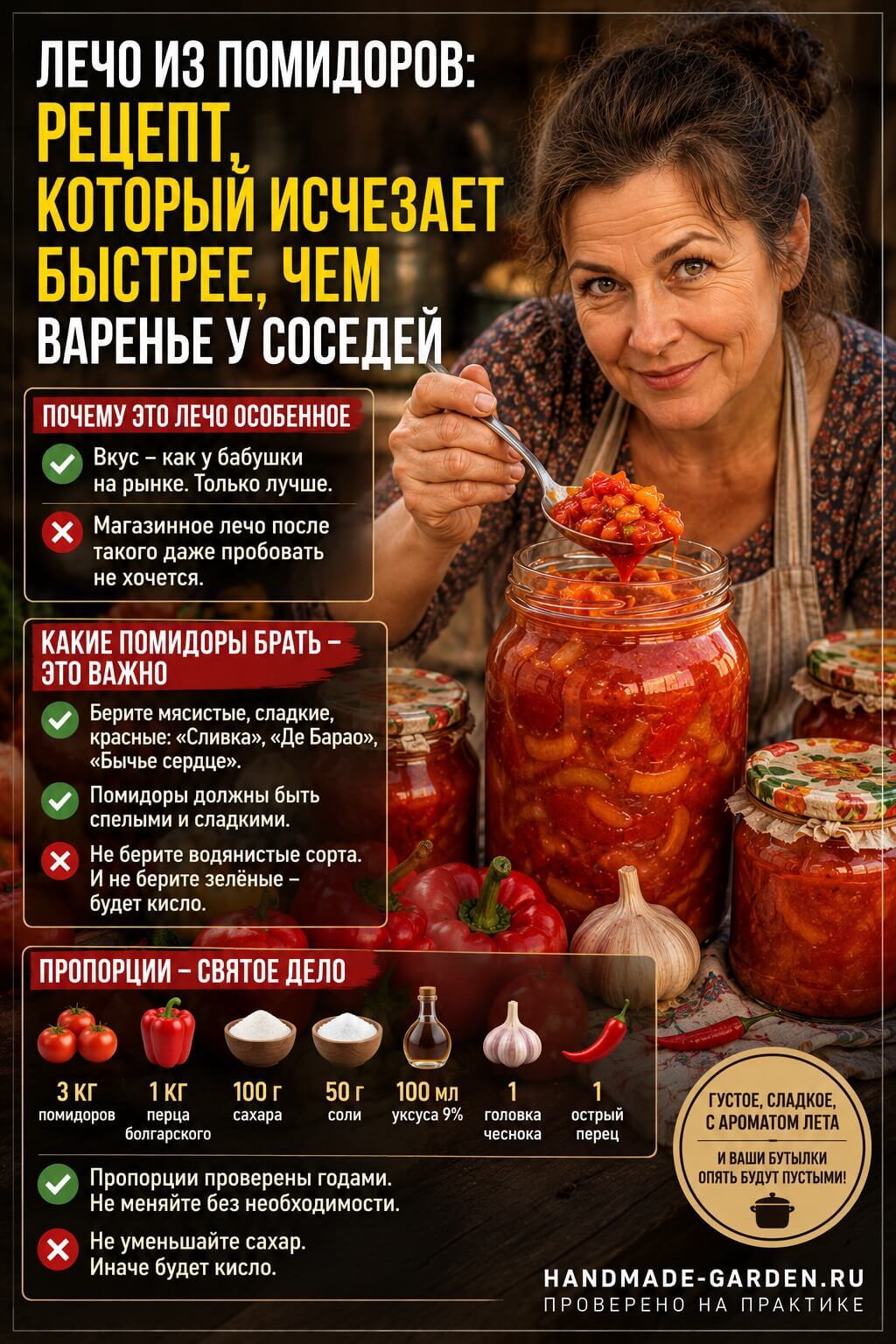 Шпаргалка: лечо за полчаса