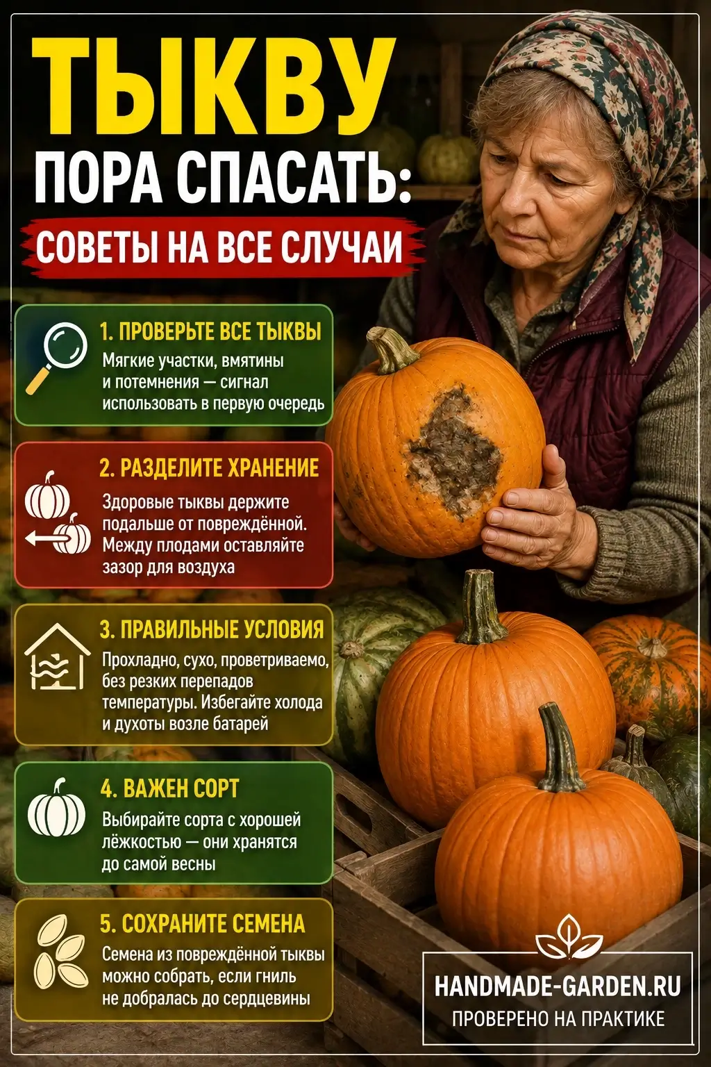 Спасаем тыкву