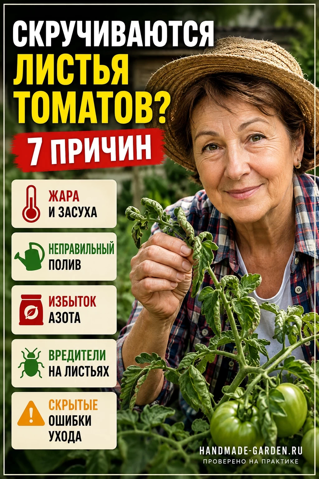 Скручиваются листья у томата