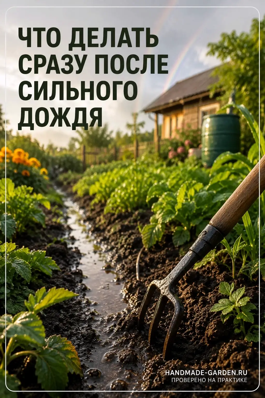 Что делать сразу после дождя