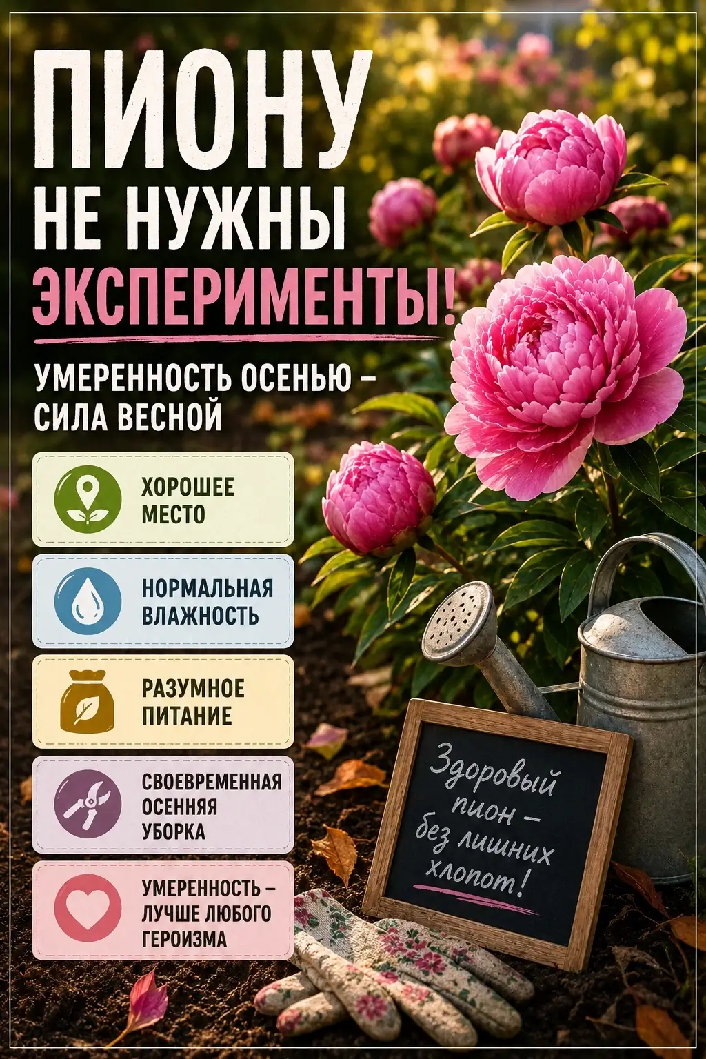 Пионам не нужны эксперименты