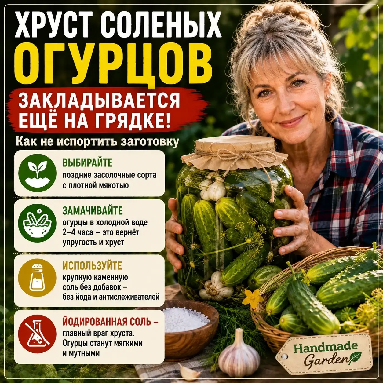 Одна и та же банка, разный хруст огурцов: пять решений, которые принимают ещё летом