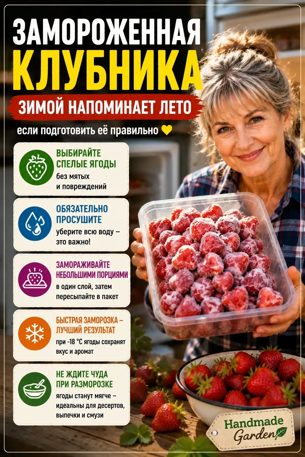Замороженная клубника
