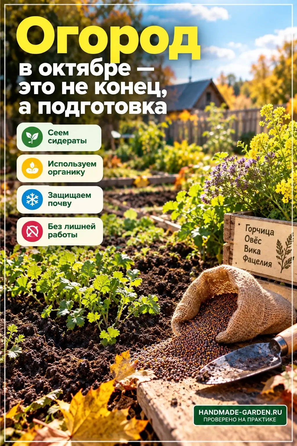 Подготовка огорода к зиме