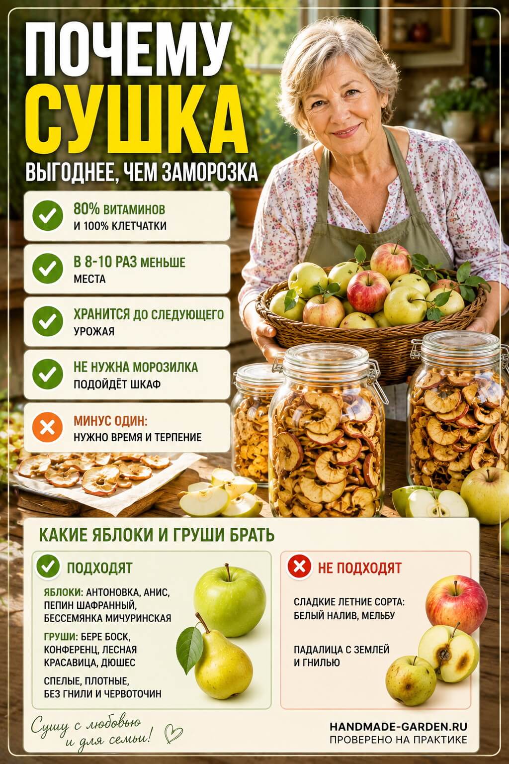 Почему сушка — это выгоднее, чем заморозка