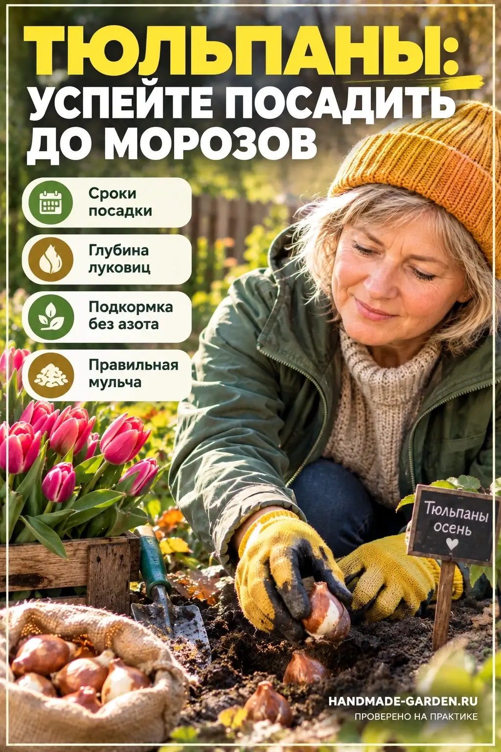 Перед посадкой луковицы стоит перебрать
