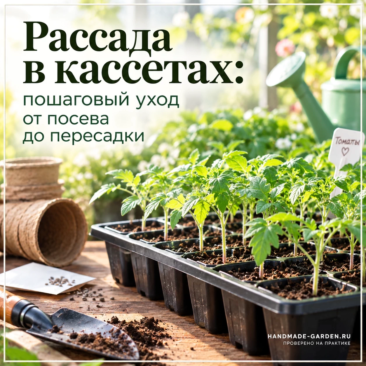 Выращивание рассады в кассетах вместо стаканчиков: выбор ячеек, грунт, подкормка