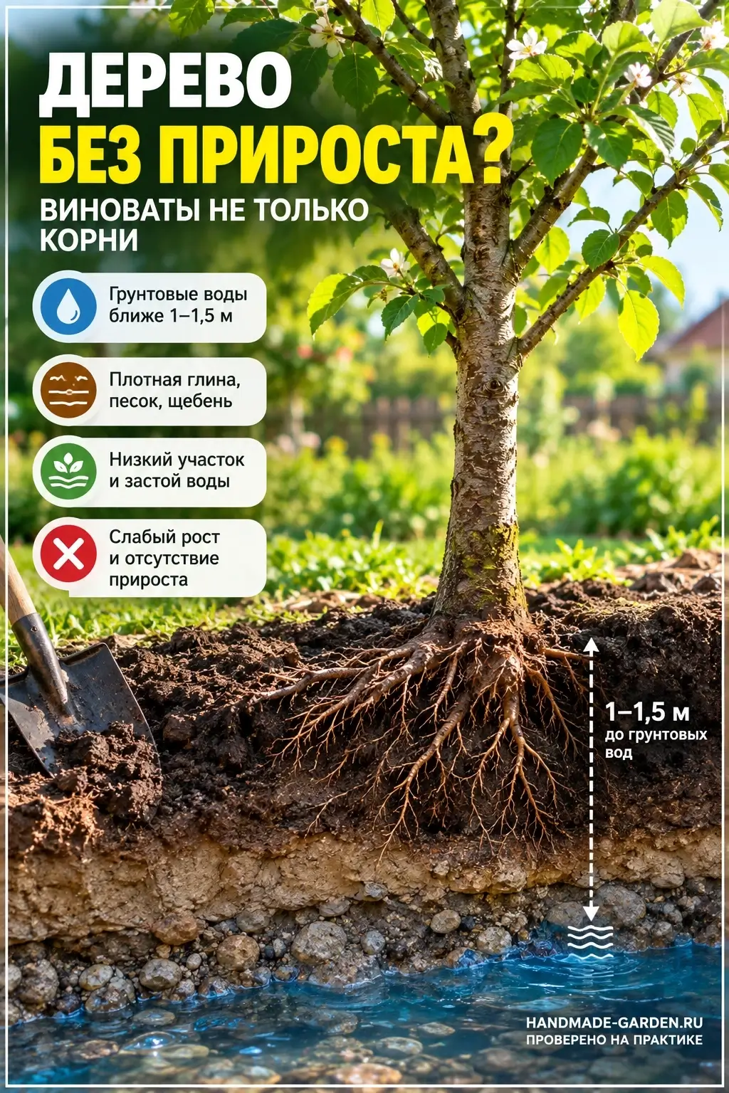 Не переувлажняйте саженец