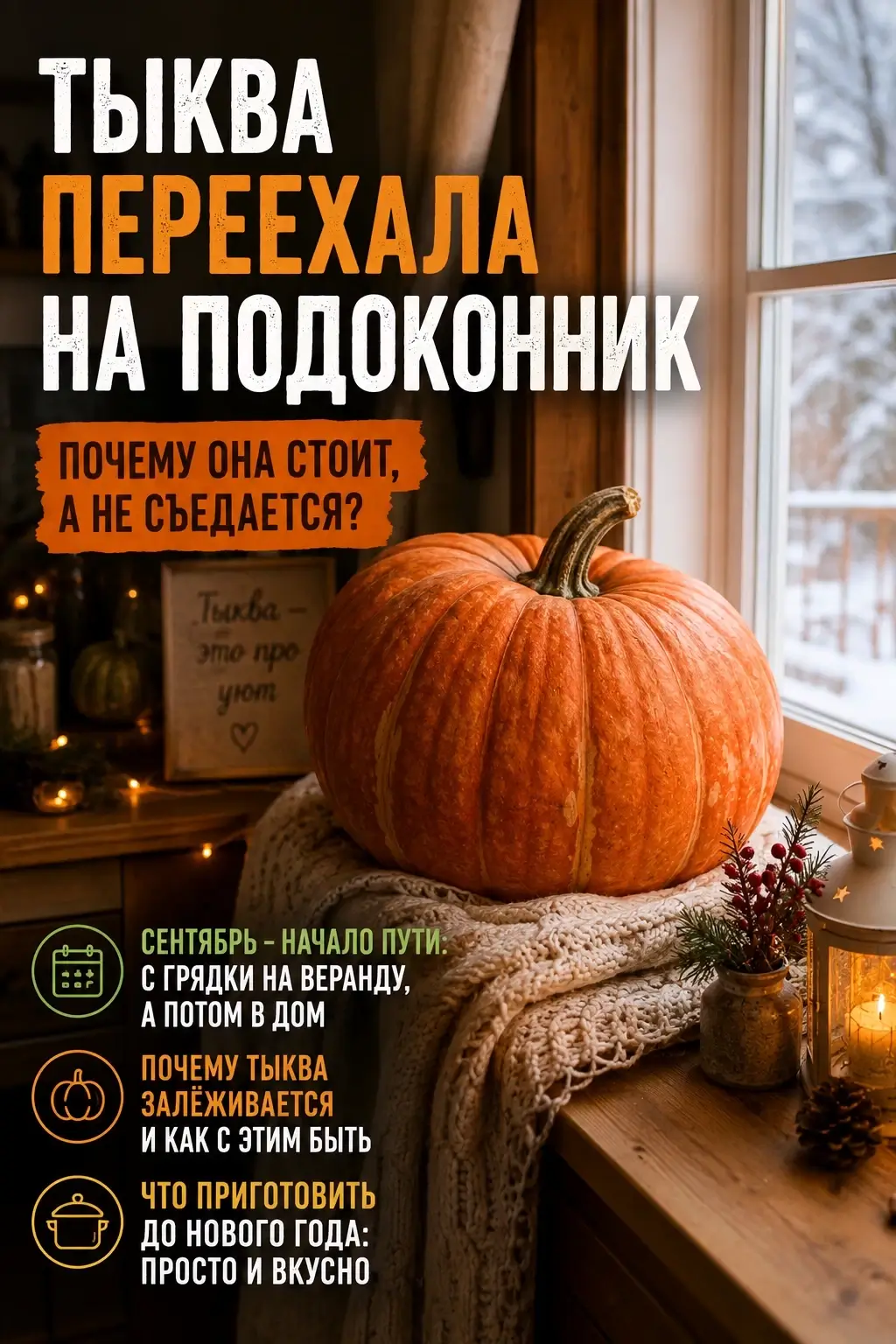 Как правильно просушить тыкву для поделки