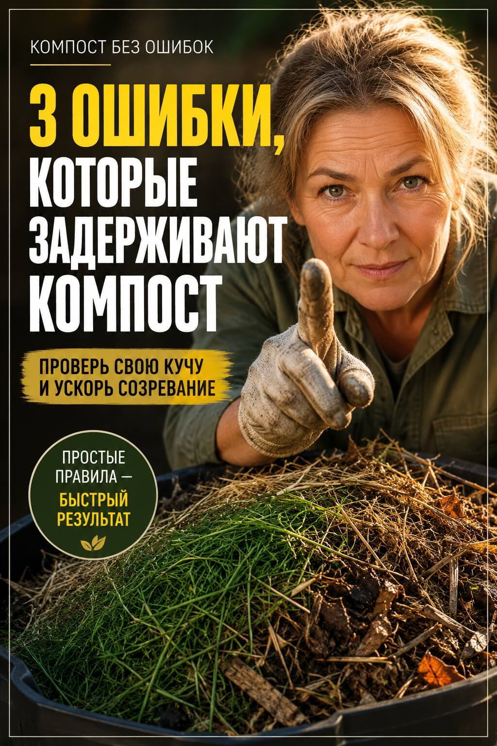 Как понять, что компост перестал созревать