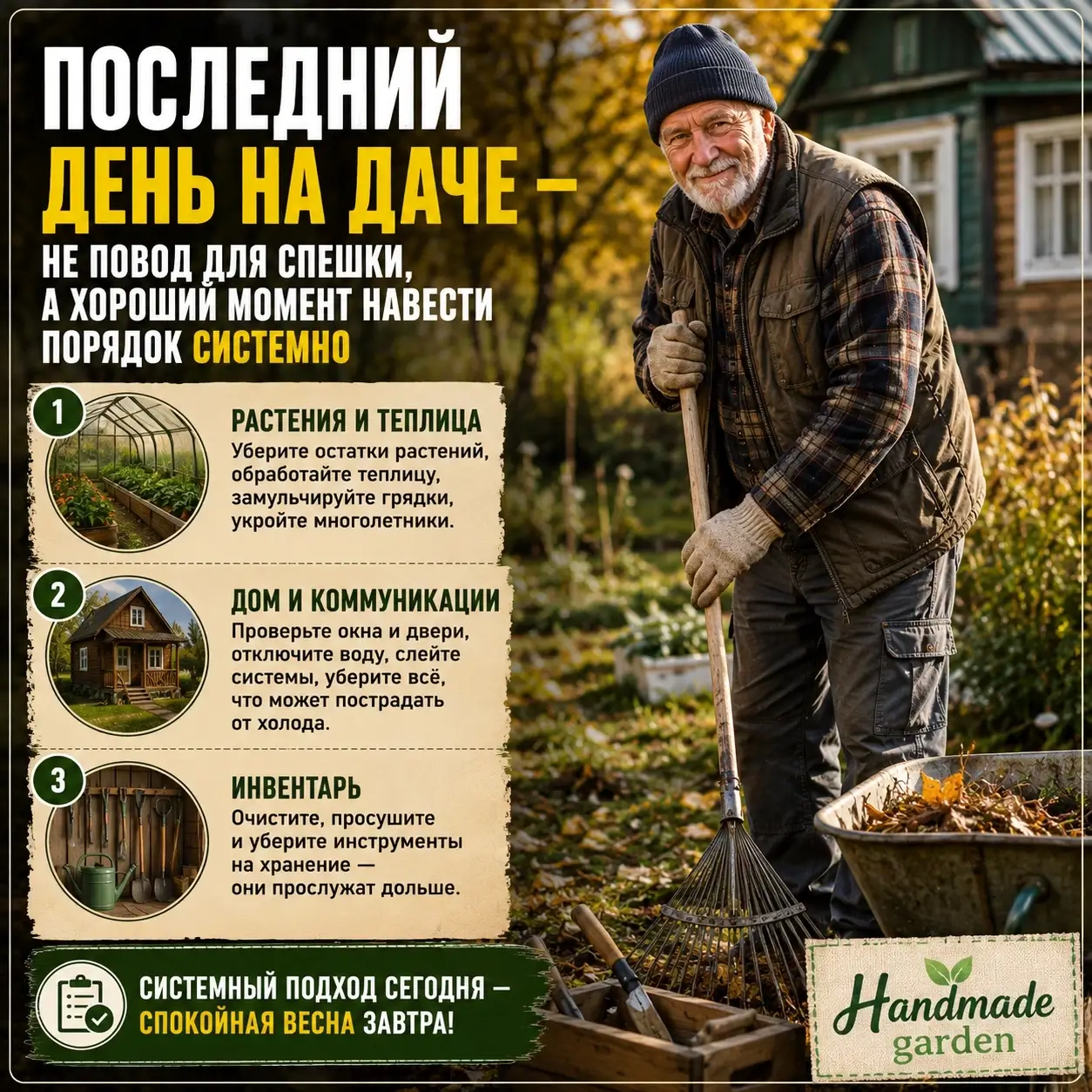 Последний день на даче: 20 вещей, которые стоит проверить перед отъездом