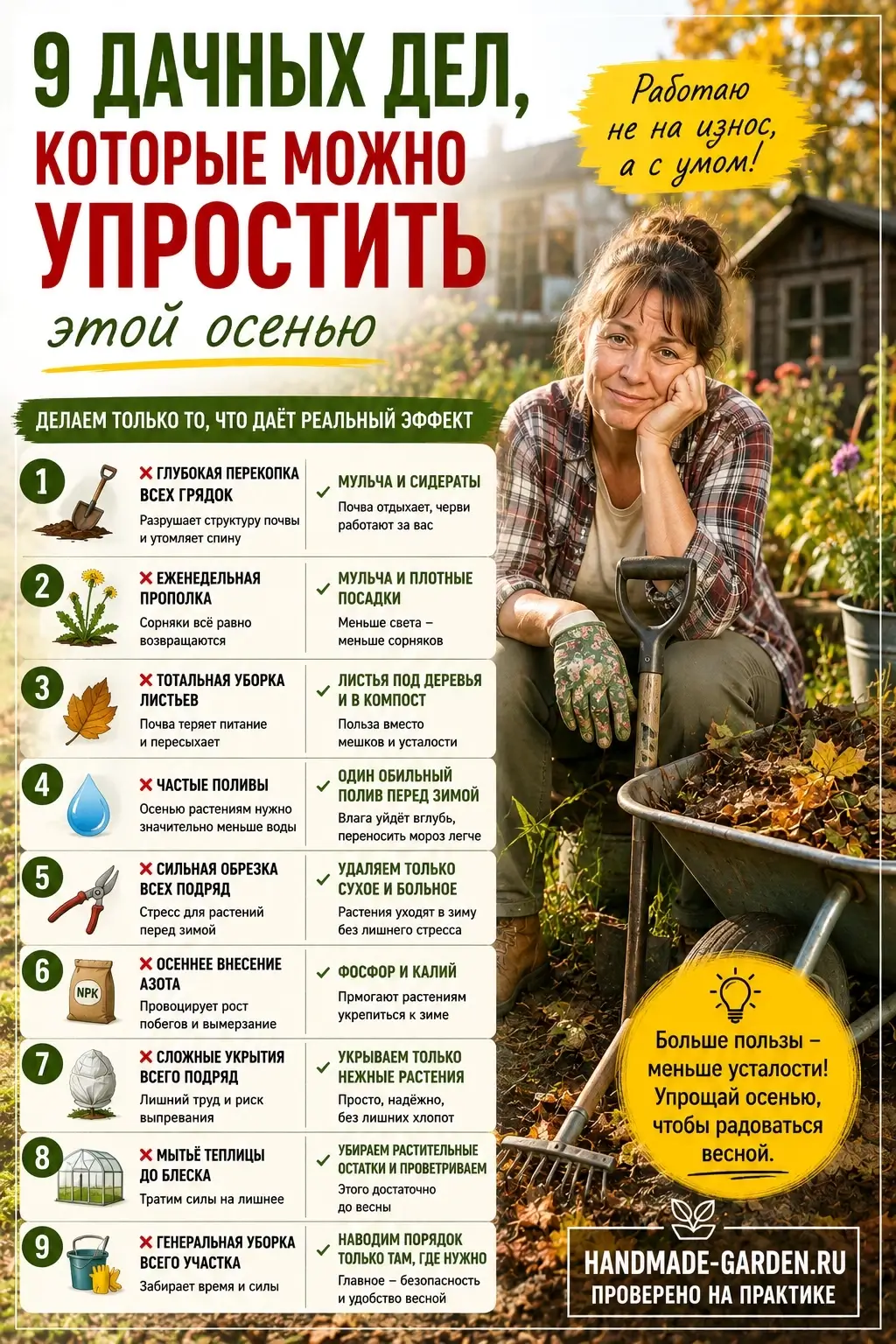 9 осенних действий, которые только вредят саду и грядкам