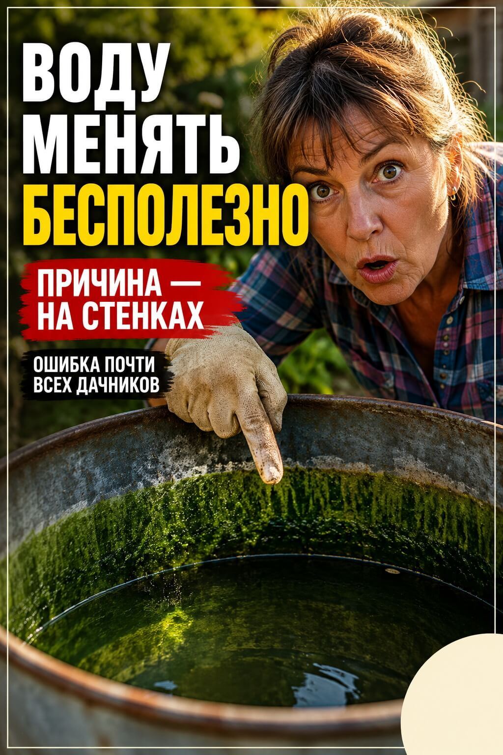 внутренних стенках постепенно образуется тонкий скользкий налёт