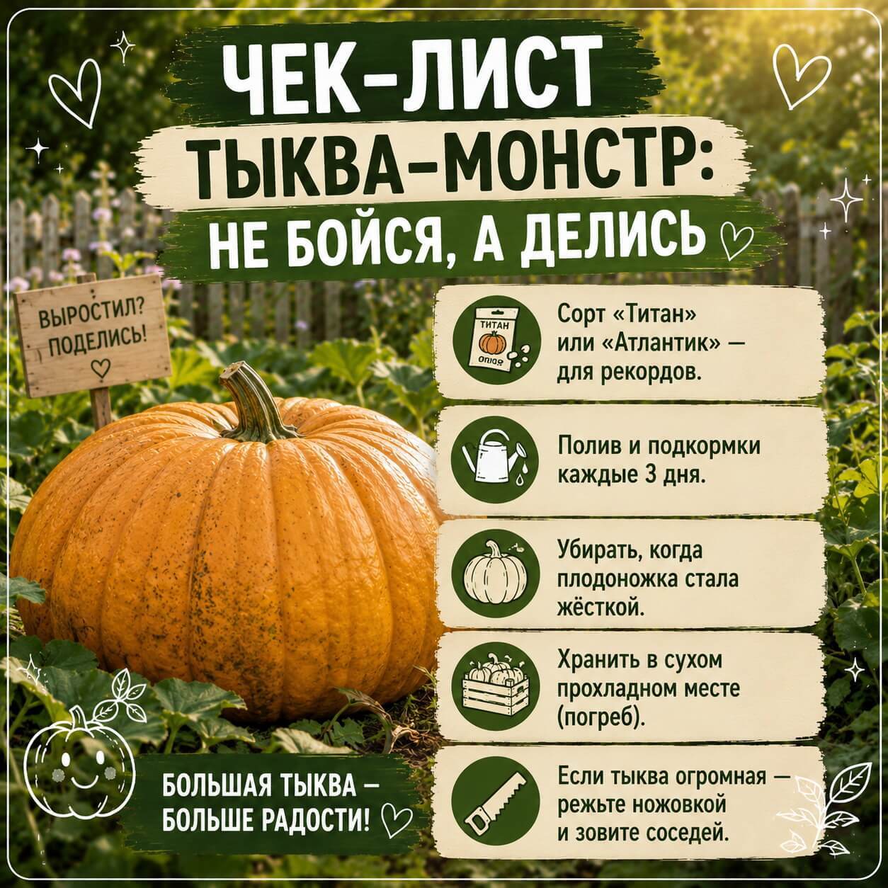 Тыква-монстр