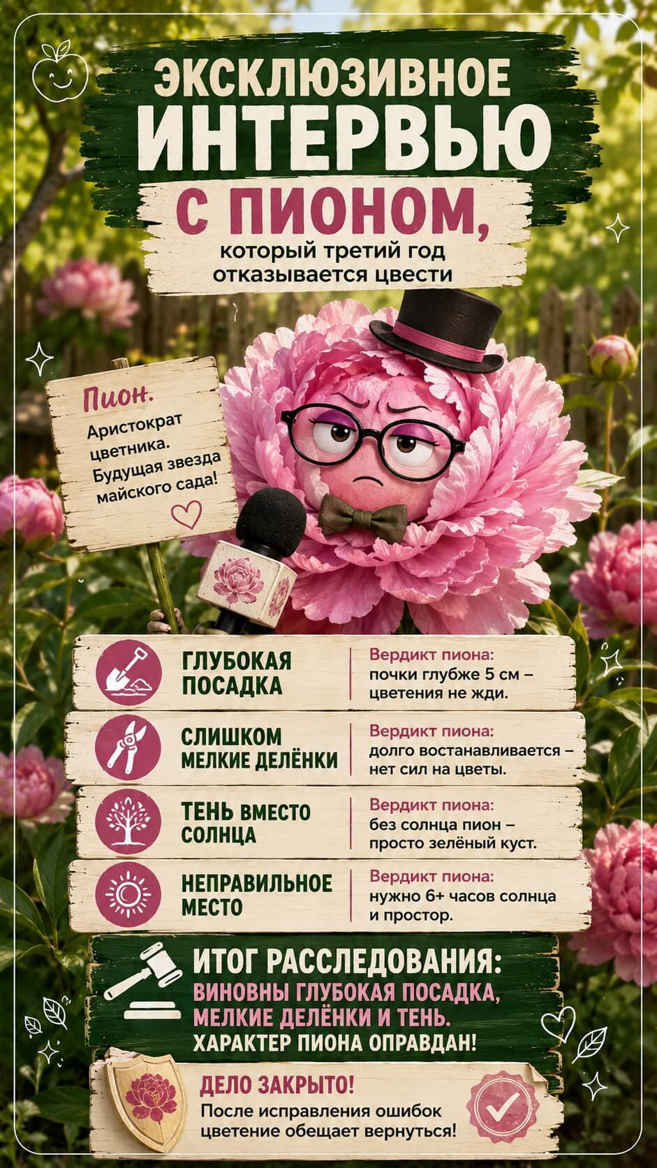 Эксклюзивное интервью с пионом