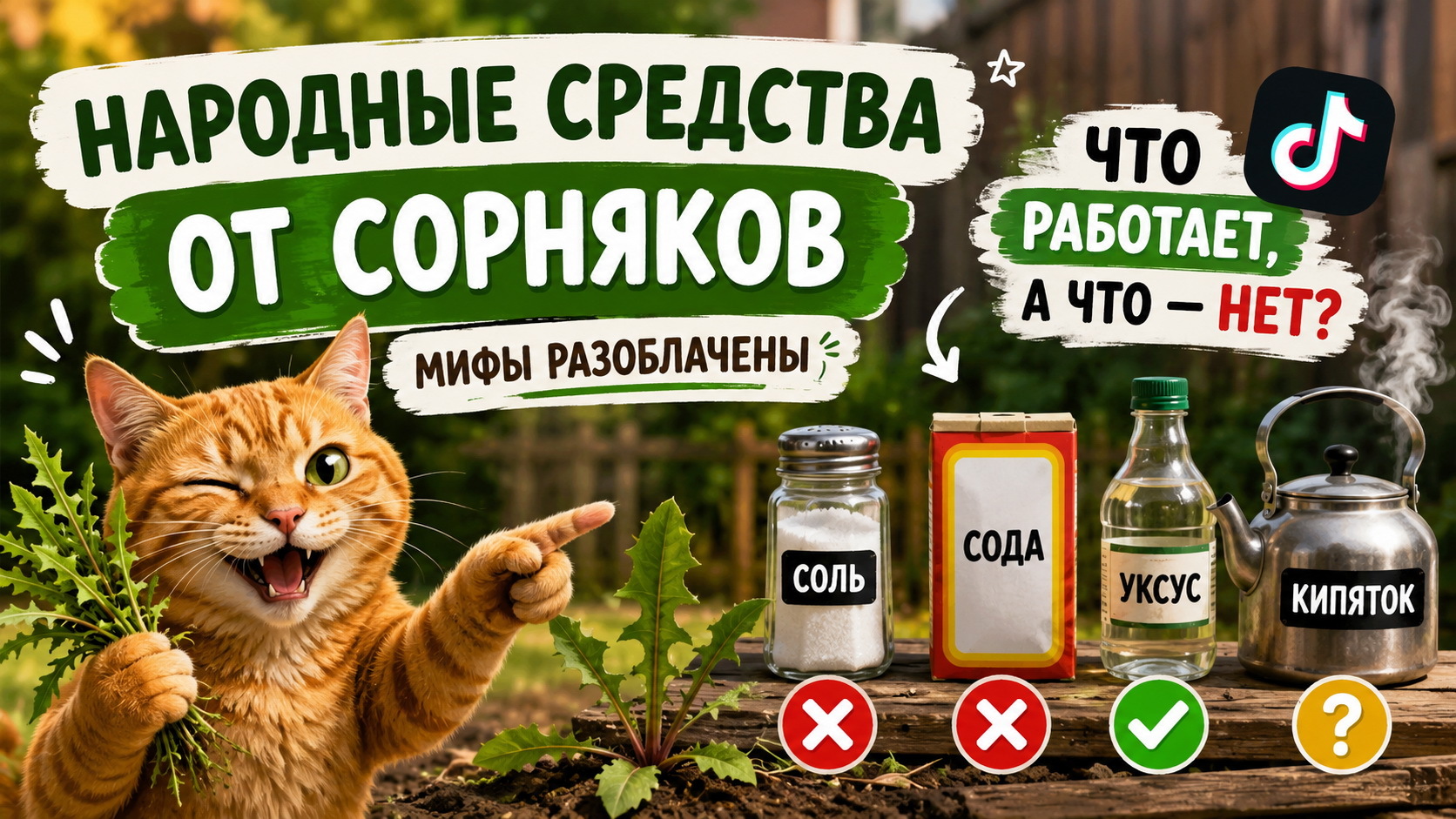 Соль, сода, уксус, кипяток &mdash; что реально работает, а что создано для красивого видео в TikTok