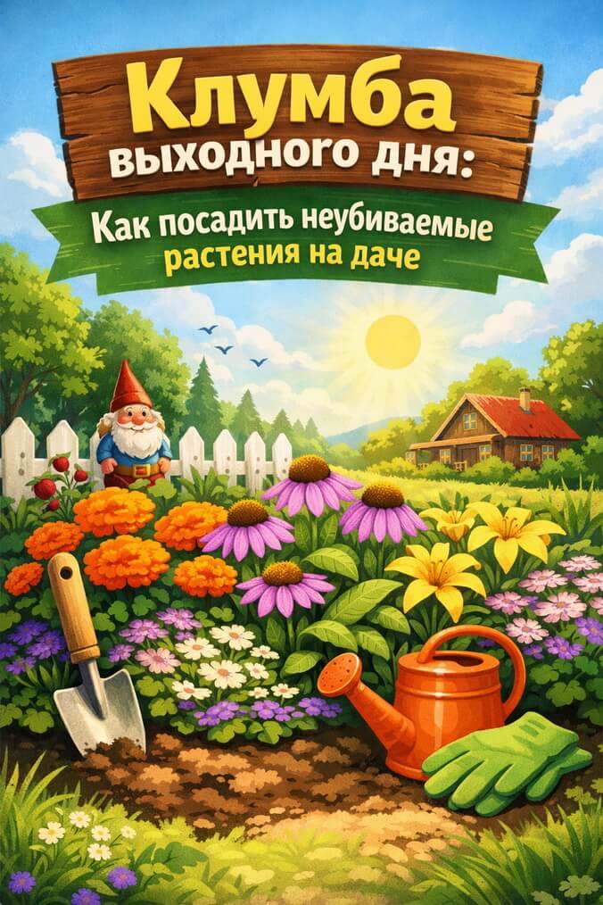 Клумба выходного дня