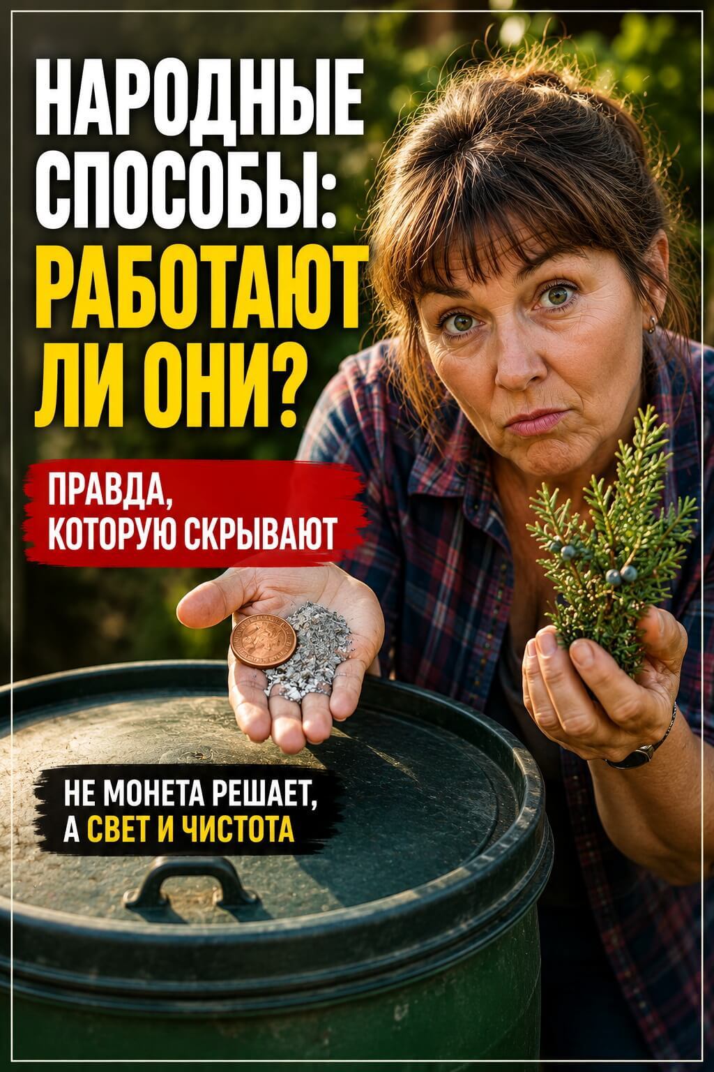 Всегда держу бочку закрытой
