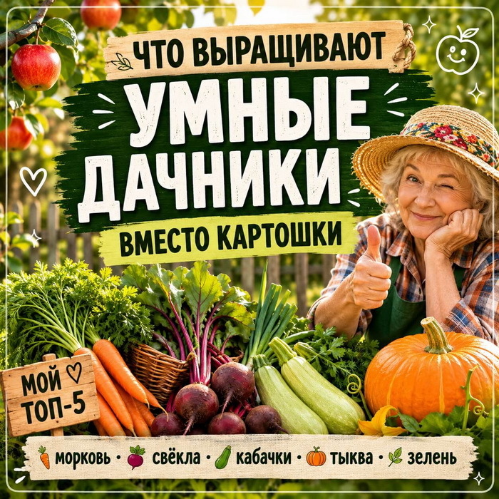 Картошка на даче больше не в моде