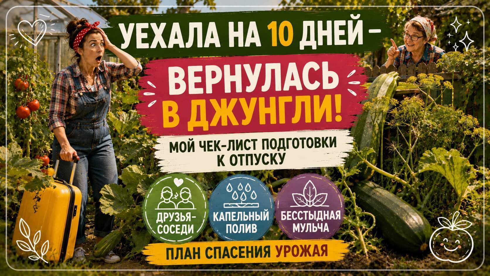 Когда у дачника отпуск: история отъезда и возвращения в джунгли
