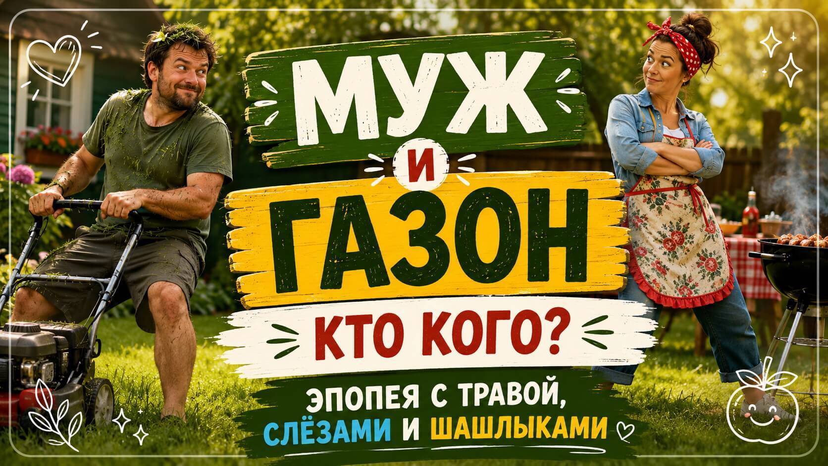 Мой муж полюбил газон больше, чем меня