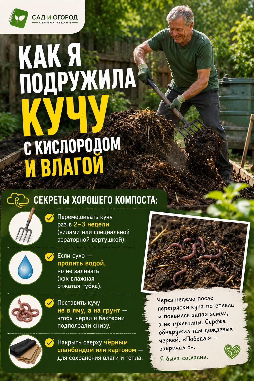 Компост должен дышать
