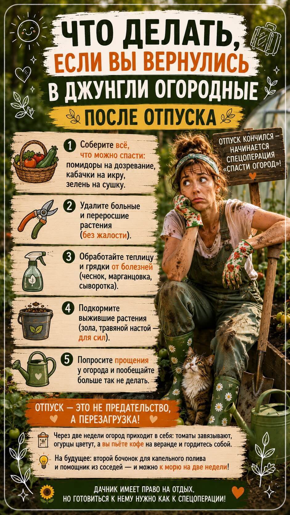 Что делать, если вы вернулись в джунгли