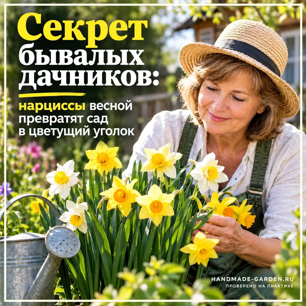 Секрет бывалых дачников: нарциссы весной превратят сад в цветущий уголок